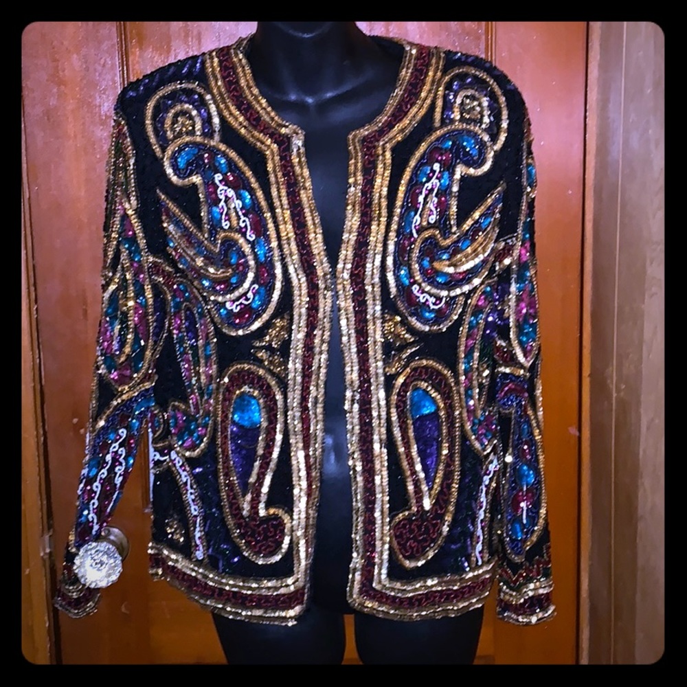 Vintage Sequin Blazer